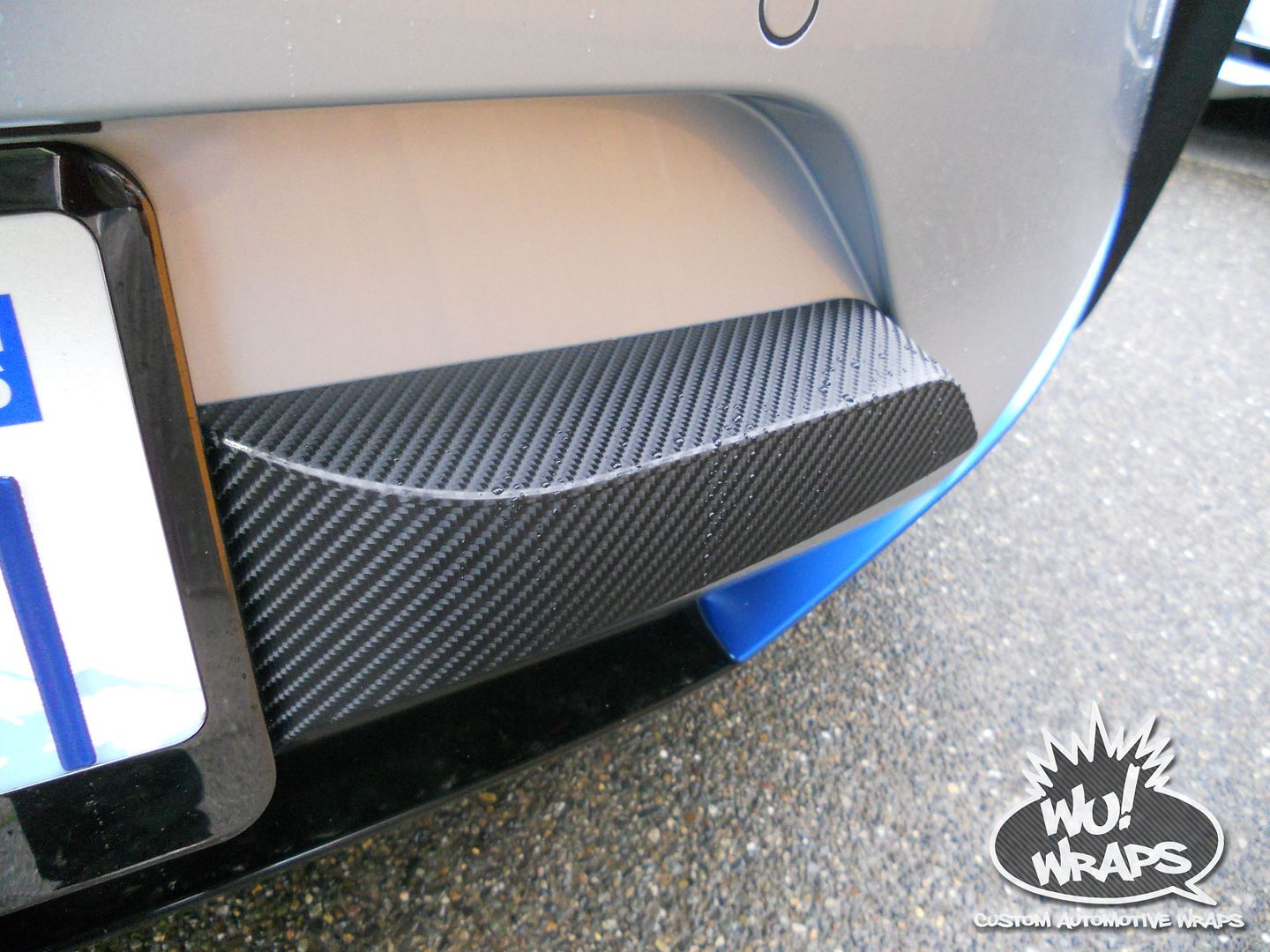 BMW I8 Hood Scoop Front Lip Licnese Plate Trim Vvivid Vinyl 4D CF Vinyl